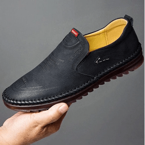 Ortopedyczne męskie buty dla maksymalnego komfortu – Lorenzo-Czarny-39-Trend Polska