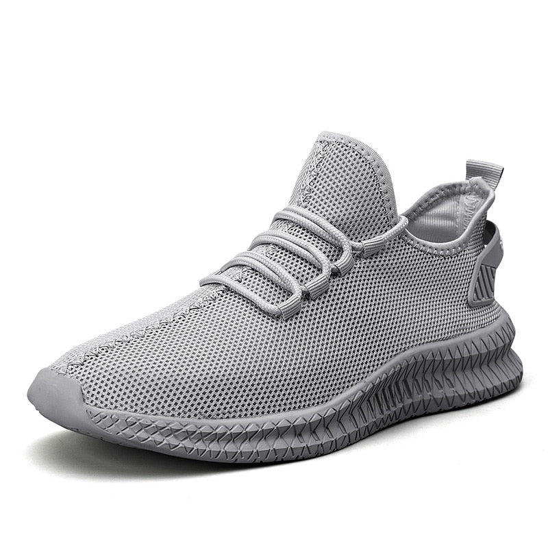 Ortopedyczne męskie sneakersy z amortyzacją i wsparciem postawy – Arvon-Szary-39-Trend Polska
