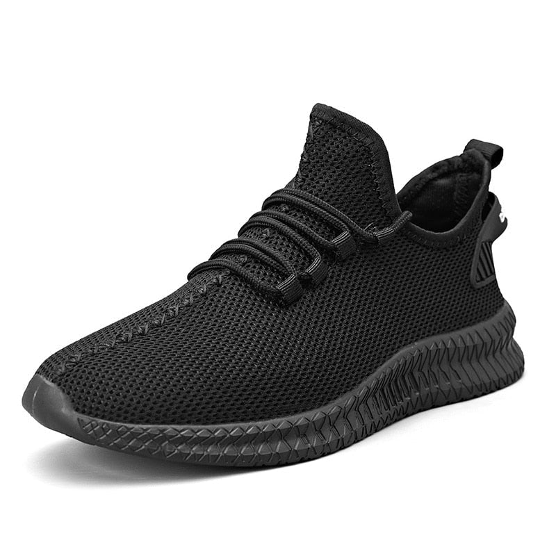 Ortopedyczne męskie sneakersy z amortyzacją i wsparciem postawy – Arvon-Czarny-39-Trend Polska