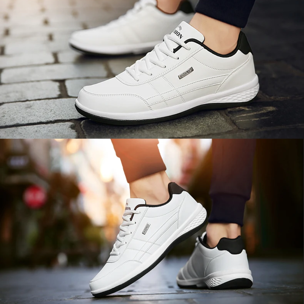 Ortopedyczne skórzane buty | Ostateczny komfort i wsparcie-38-Niebieski-Trend Polska
