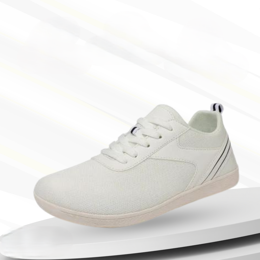 Ortopedyczne sneakersy na gołą stopę – Viona-Biały-47-Trend Polska
