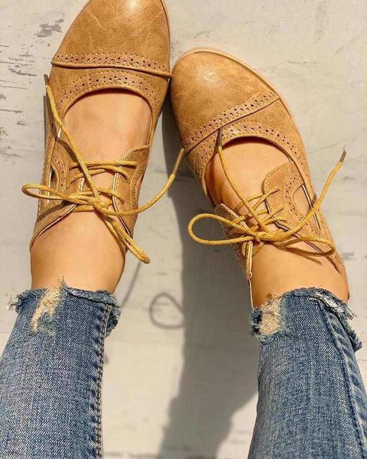 Ortopedyczne Vintage Damskie Buty - Felina-Beżowy-35-Trend Polska