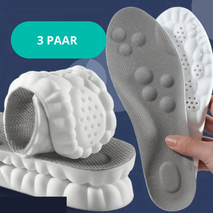 Ortopedyczne wkładki 4D - FlexiFit-3 pary-35-36-Trend Polska