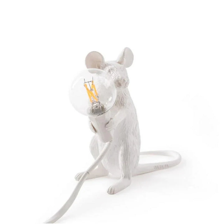 Oryginalna lampa mysia - SqueakLight-Staande muis / Goud-Trend Polska