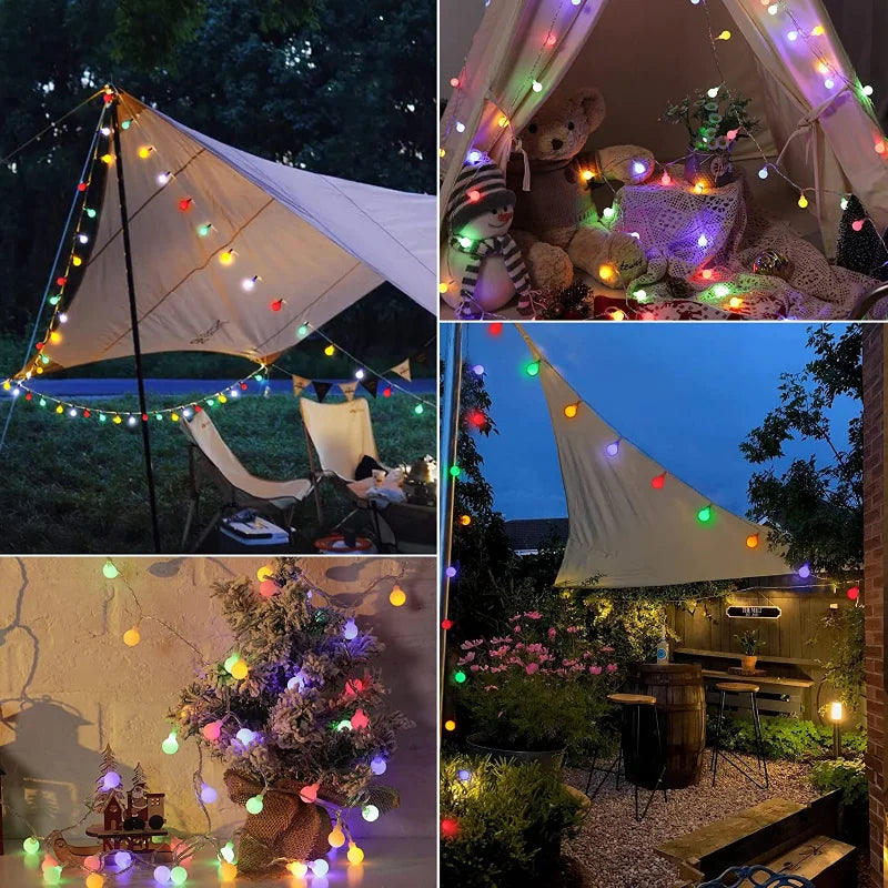 Oświetlenie festiwalowe na energię słoneczną - SolarGlow-Ciepłe dowcipy-5M 20LEDS-Trend Polska