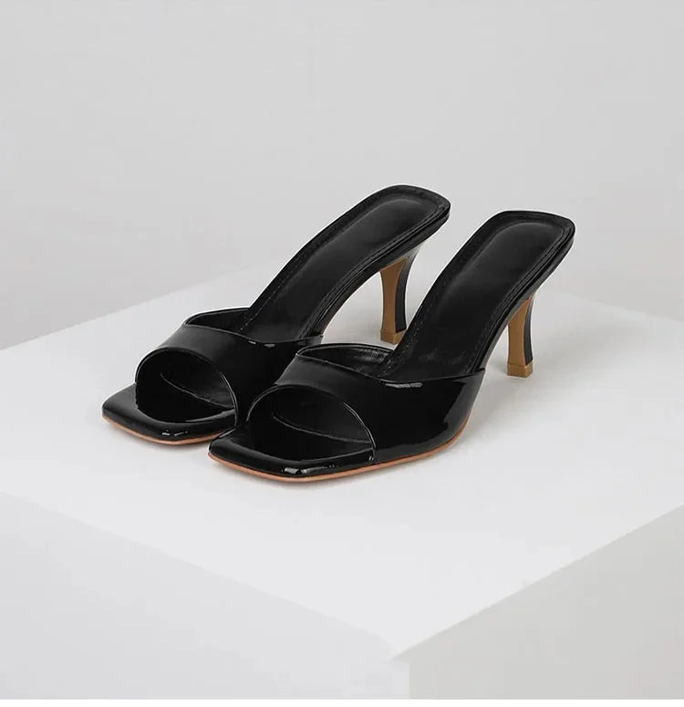 Otwarte mule damskie – Mirella-Czarny-35-Trend Polska