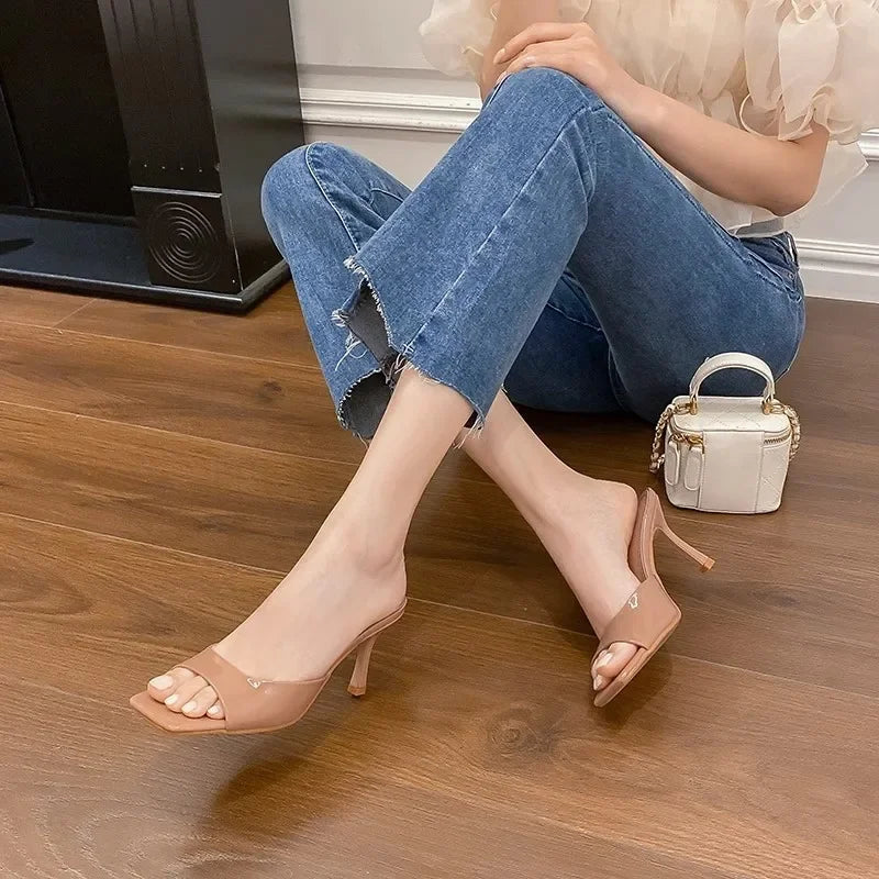 Otwarte mule damskie – Mirella-Karmelowy-35-Trend Polska