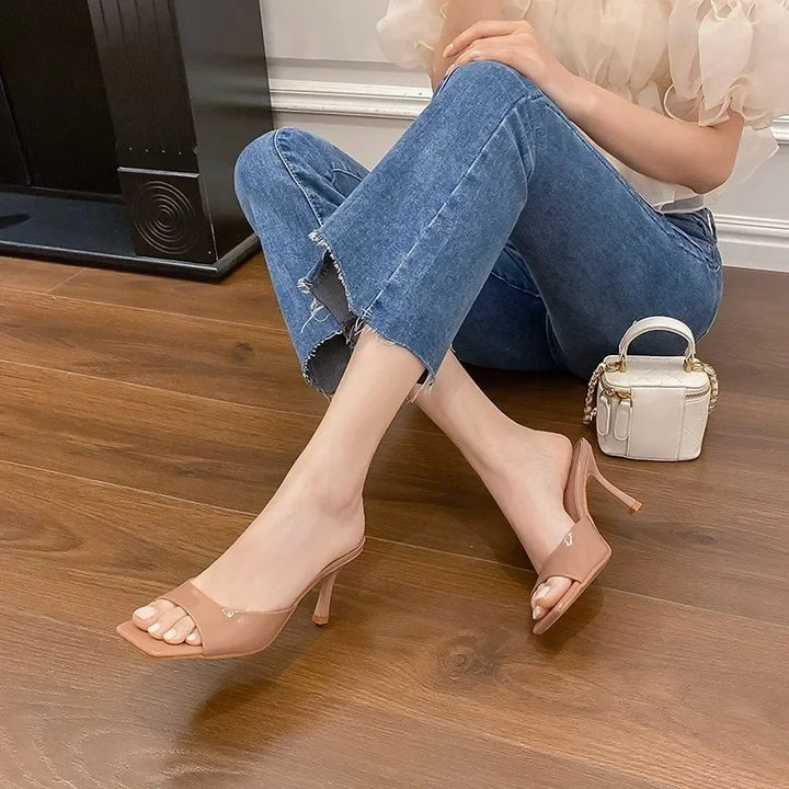 Otwarte mule damskie – Mirella-Karmelowy-35-Trend Polska