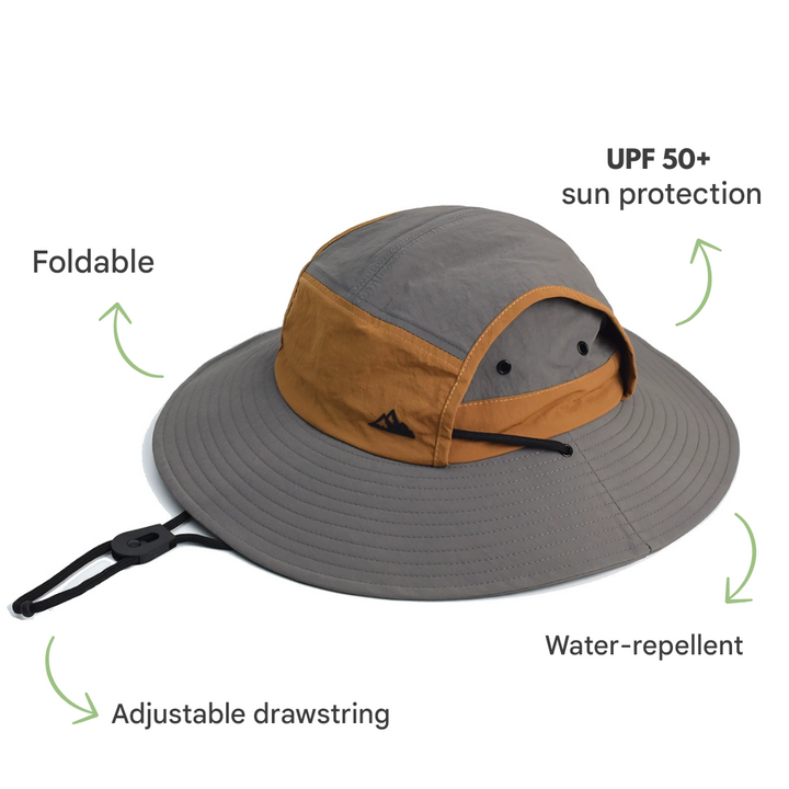 Outdoor Kapelusz przeciwsłoneczny z ochroną UV – Solterra-Brązowy-Trend Polska