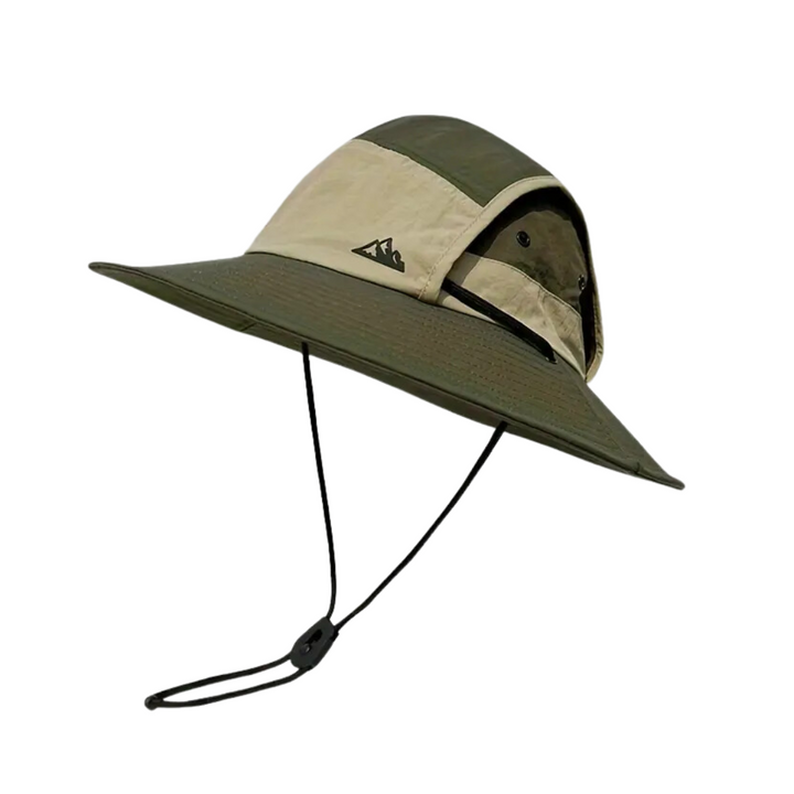 Outdoor Kapelusz przeciwsłoneczny z ochroną UV – Solterra-Zielony wojskowy-Trend Polska