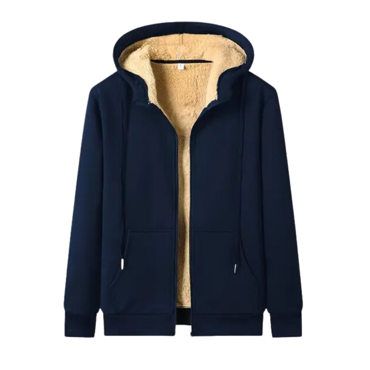 Outdoorowe Kurtki Z Wełny - WoolGuard-Ciemnoniebieski-M-Trend Polska
