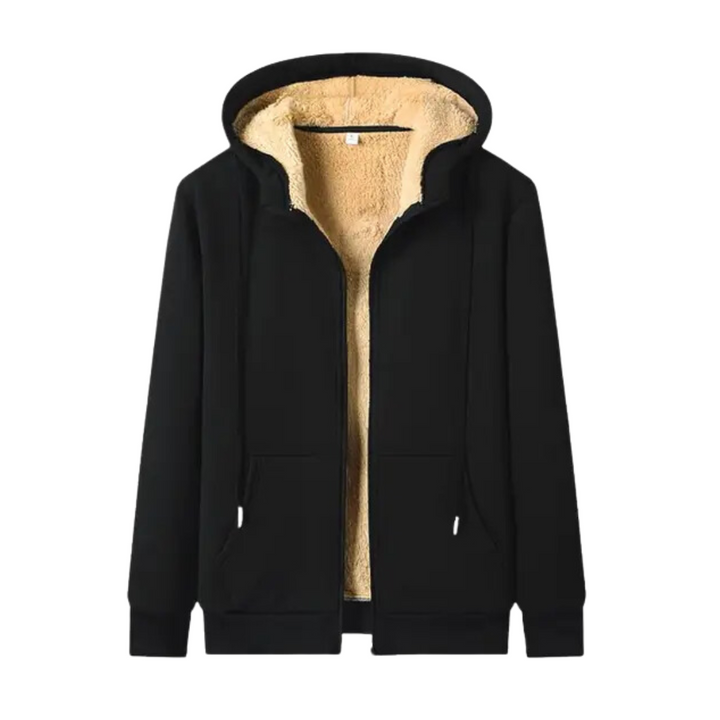 Outdoorowe Kurtki Z Wełny - WoolGuard-Czarny-M-Trend Polska