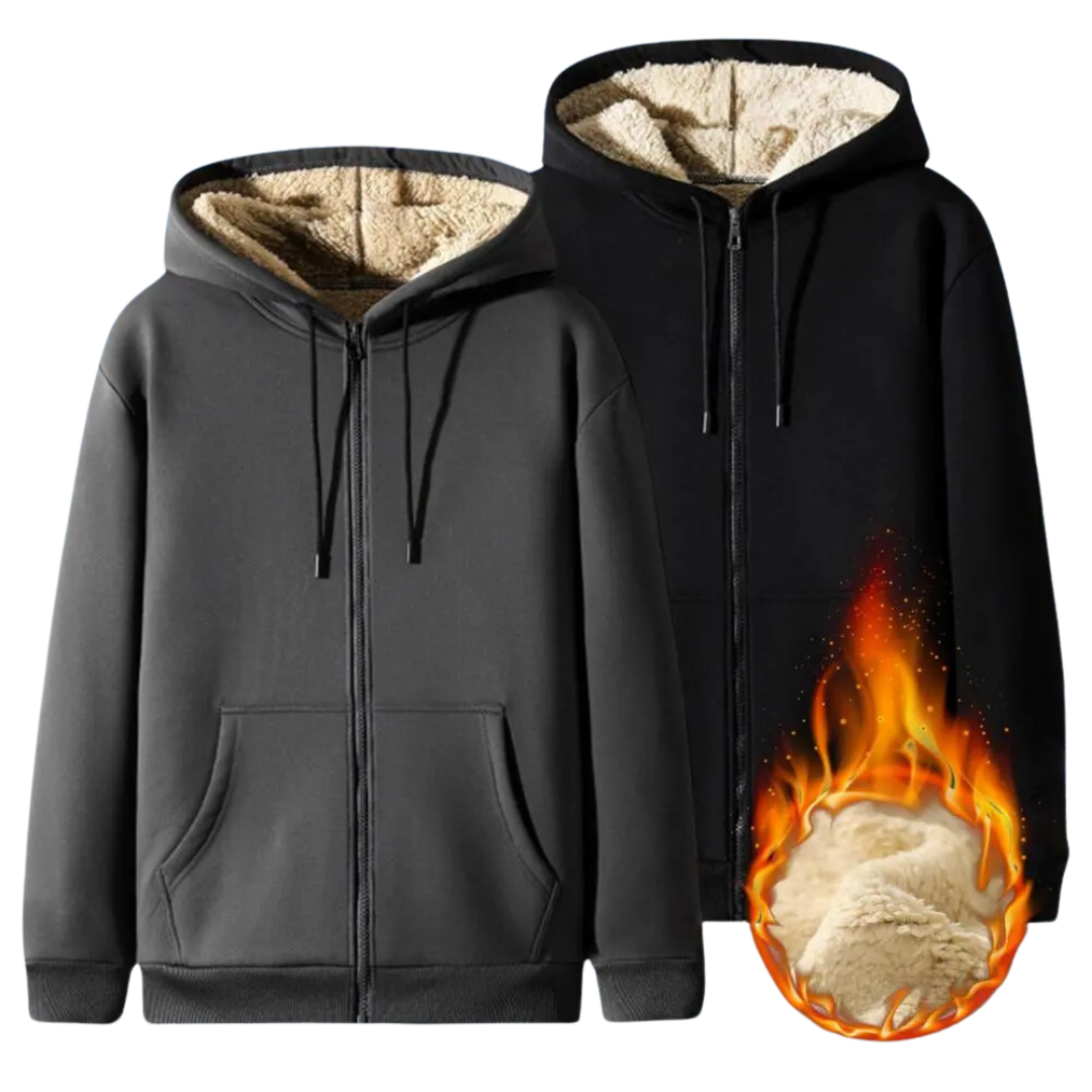 Outdoorowe Kurtki Z Wełny - WoolGuard-Czarny-M-Trend Polska