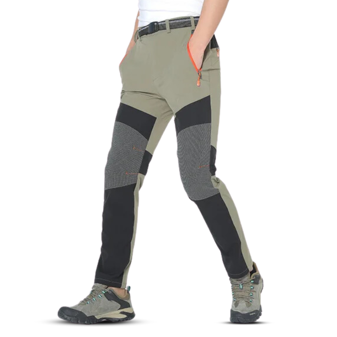 Outdoorowe spodnie trekkingowe - TrekPro-Ciemnozielony-S-Trend Polska