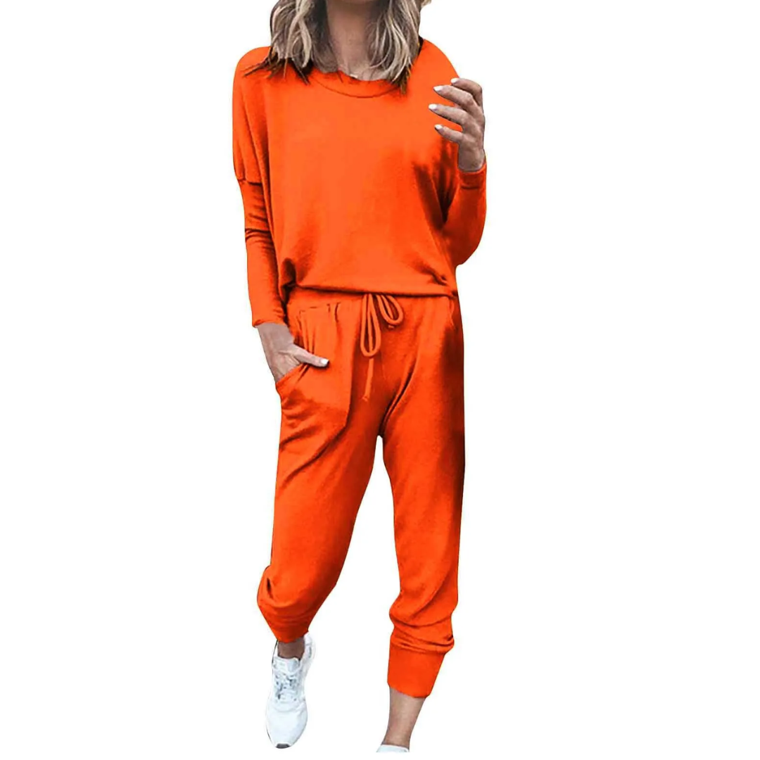 Oversized Damskie Dres - Velana-pomarańczowy-s-Trend Polska