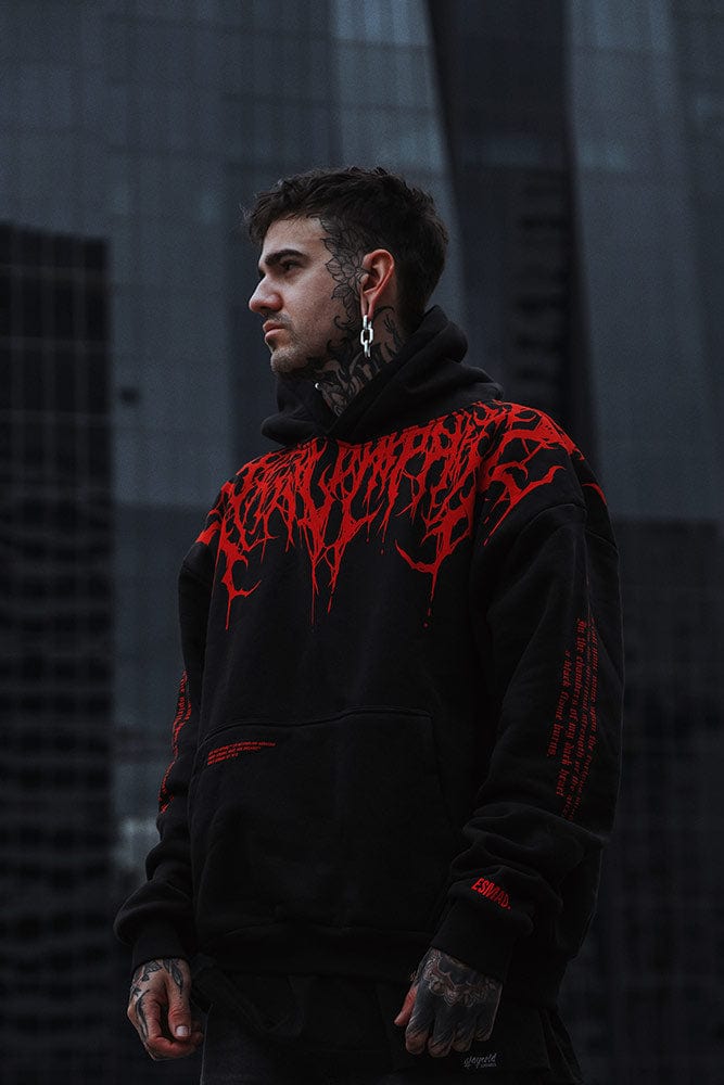 Oversized Heavy Hoodie z nadrukiem – Damon-S-Trend Polska