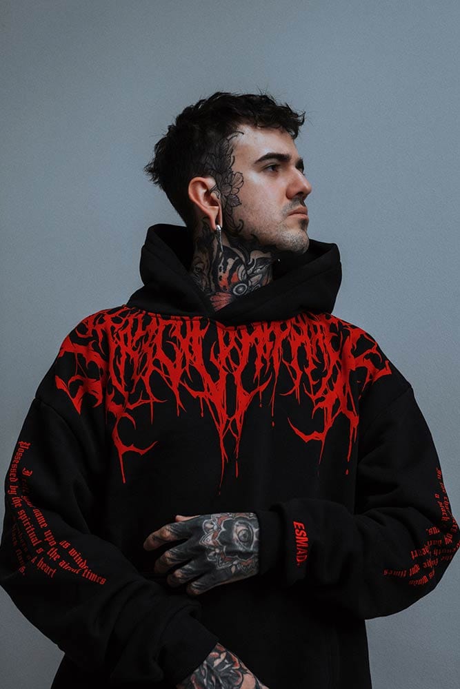 Oversized Heavy Hoodie z nadrukiem – Damon-S-Trend Polska