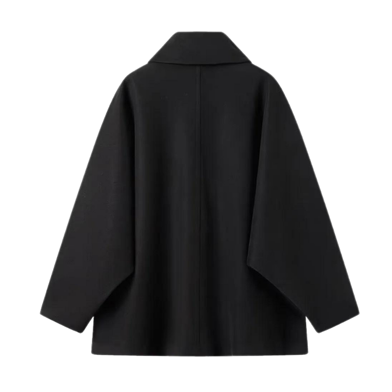 Oversized Kobieca Kurtka Zimowa - Mila-Beżowy-XS-Trend Polska