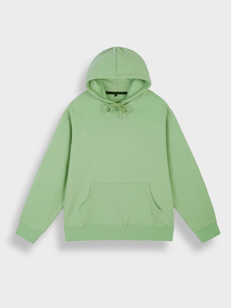 Oversized męska bluza z kapturem z nadrukiem - Noah-Szary-S-Trend Polska