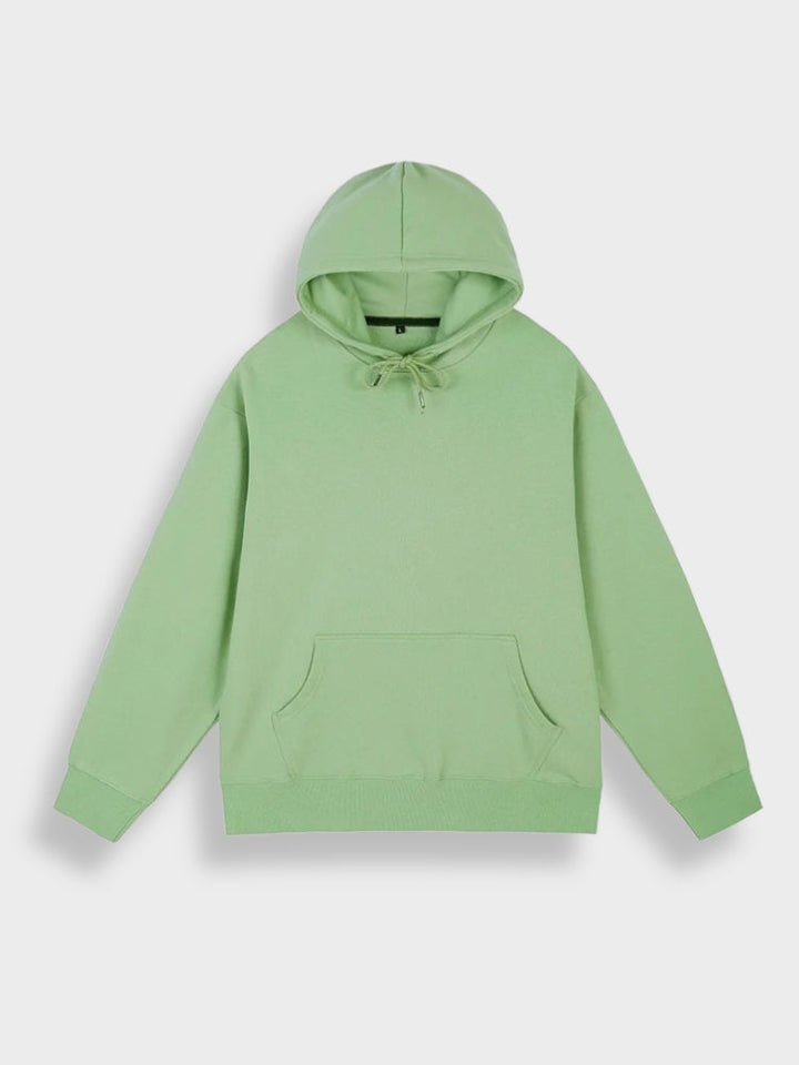 Oversized męska bluza z kapturem z nadrukiem - Noah-Szary-S-Trend Polska