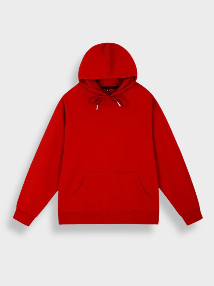 Oversized męska bluza z kapturem z nadrukiem - Noah-Szary-S-Trend Polska
