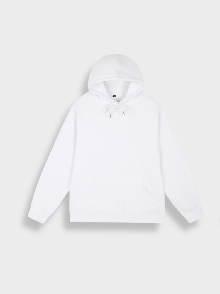 Oversized męska bluza z kapturem z nadrukiem - Noah-Szary-S-Trend Polska