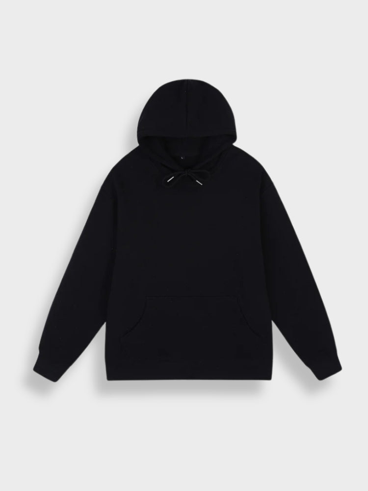 Oversized męska bluza z kapturem z nadrukiem - Noah-Szary-S-Trend Polska