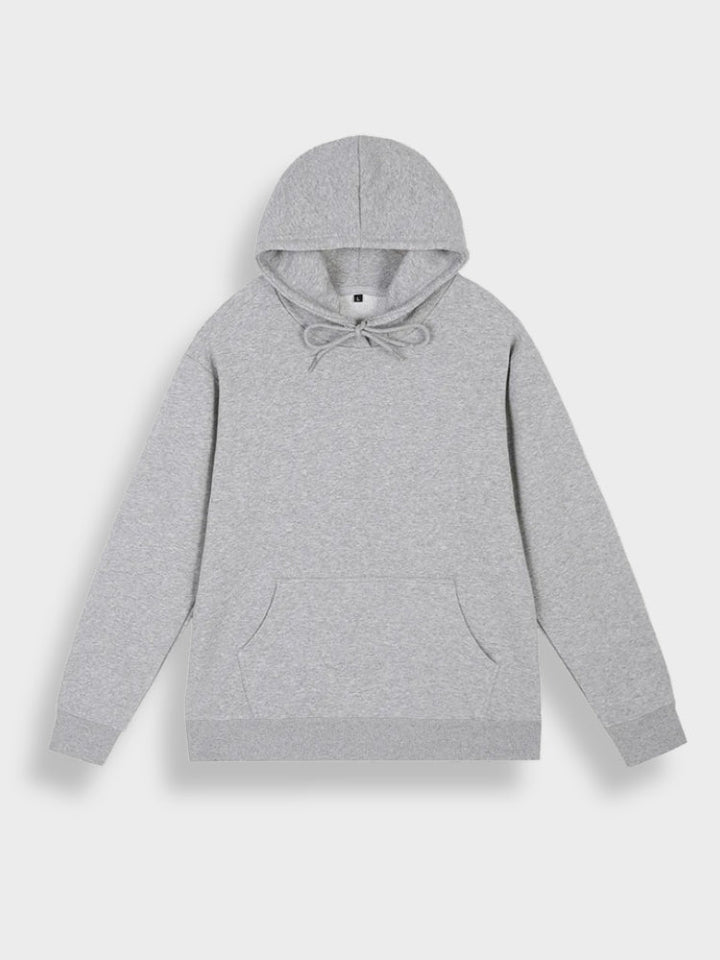 Oversized męska bluza z kapturem z nadrukiem - Noah-Szary-S-Trend Polska