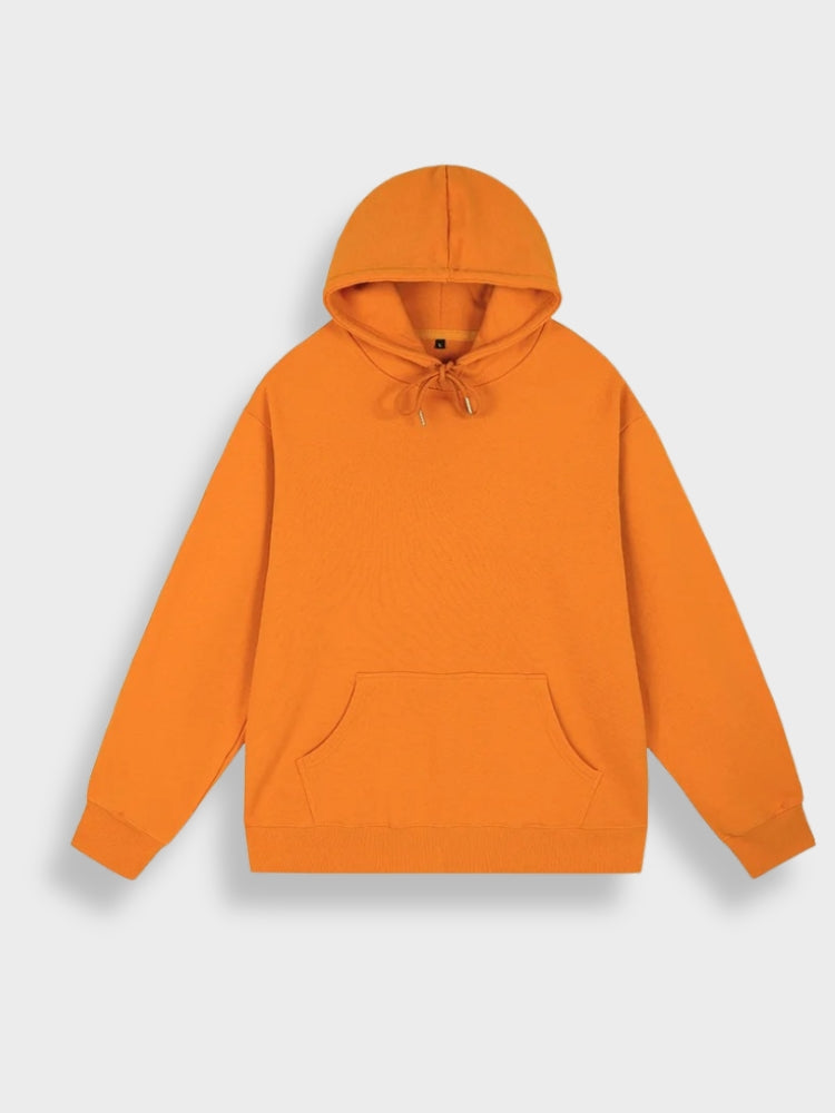 Oversized męska bluza z kapturem z nadrukiem - Noah-Szary-S-Trend Polska