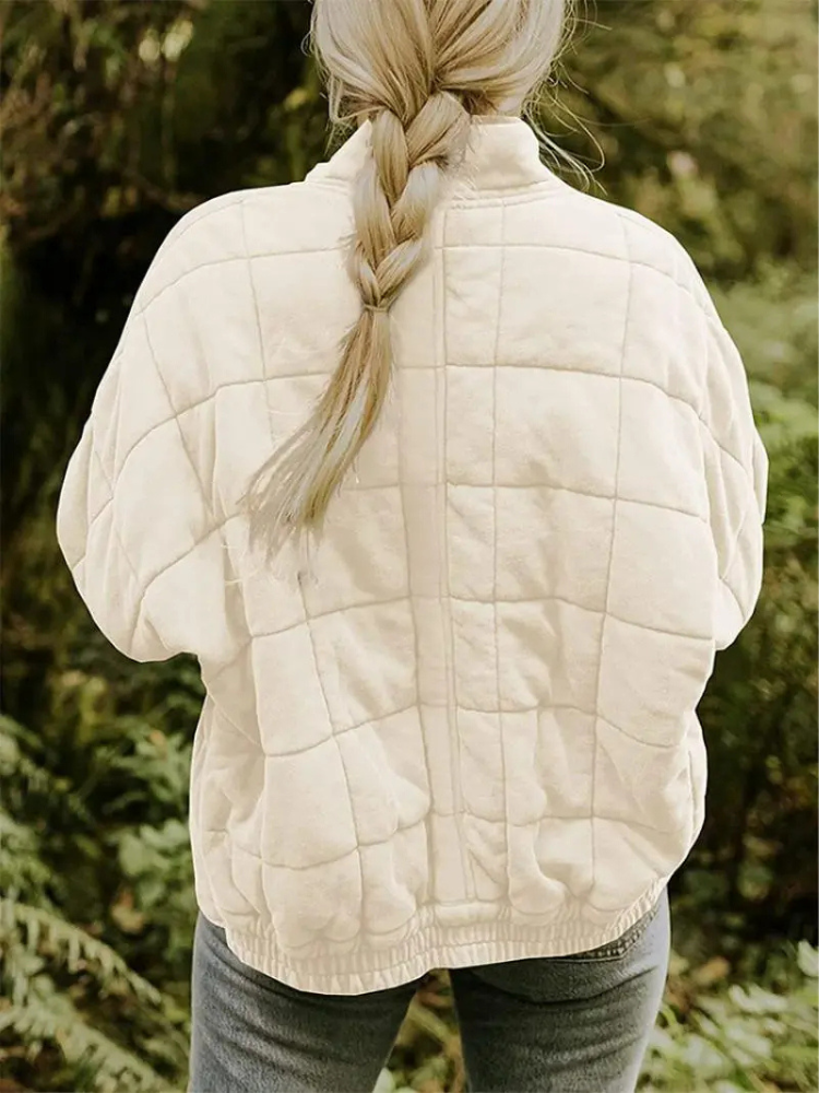 Oversized ocieplana kurtka przejściowa - Eliza-Ciemnoszary-S-Trend Polska