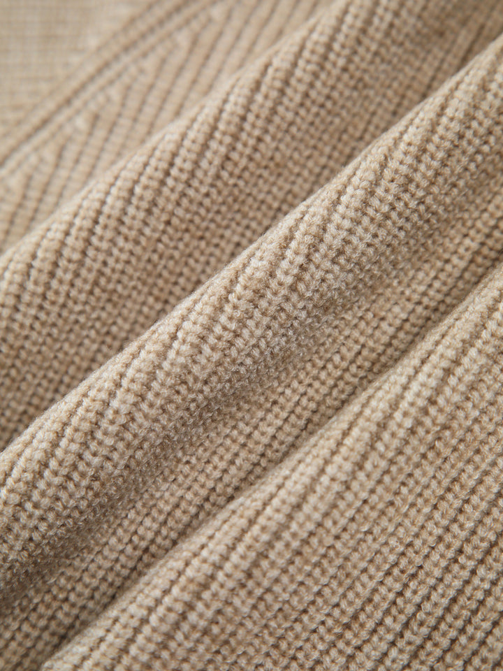 Oversized sweter dla kobiet - Sienna-Khaki-XS-Trend Polska