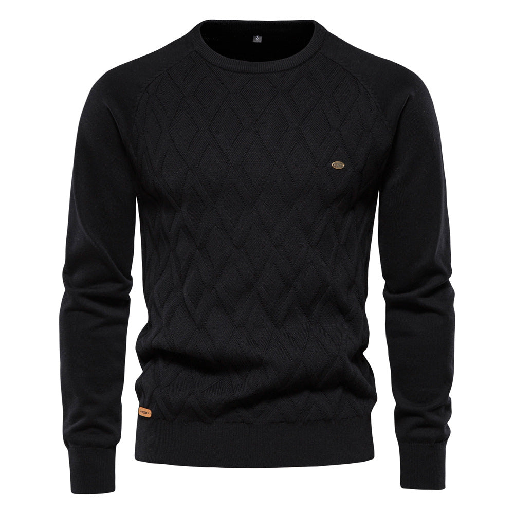 Oxford Męski Sweter – Sterling-Czarny-S-Trend Polska