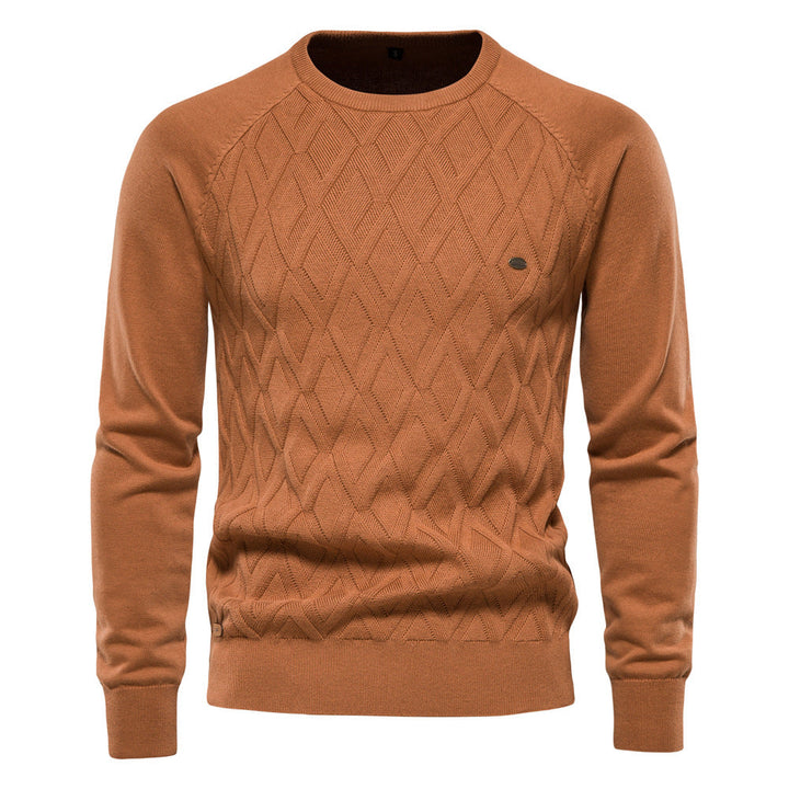 Oxford Męski Sweter – Sterling-Khaki-S-Trend Polska