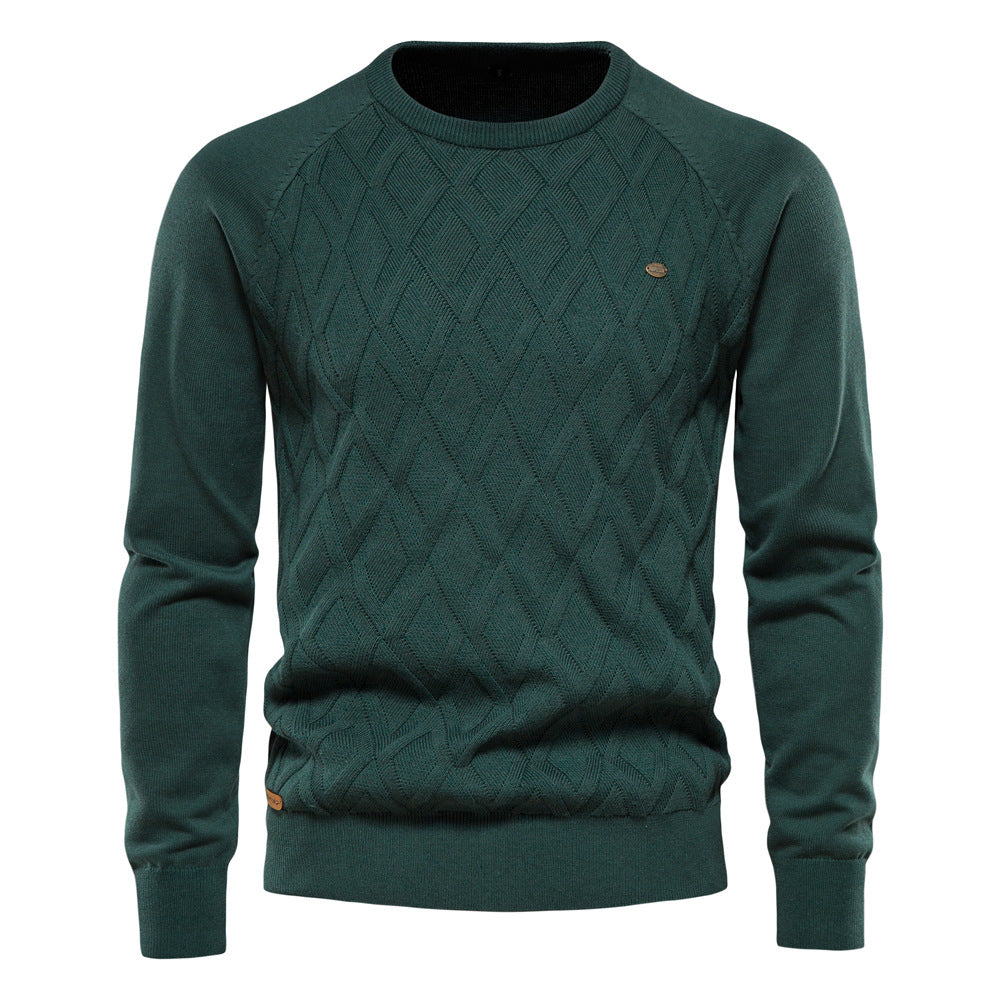Oxford Męski Sweter – Sterling-Zielony-S-Trend Polska