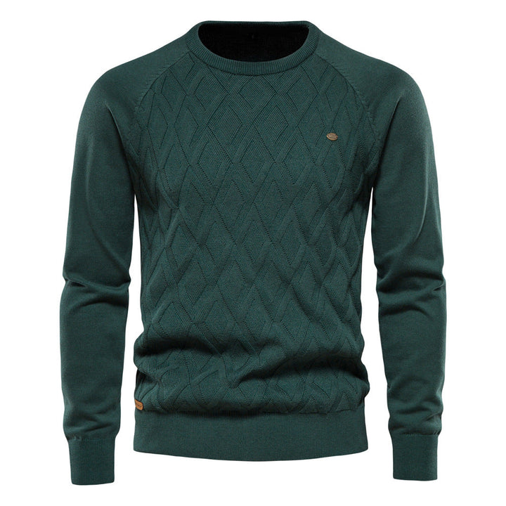 Oxford Męski Sweter – Sterling-Zielony-S-Trend Polska