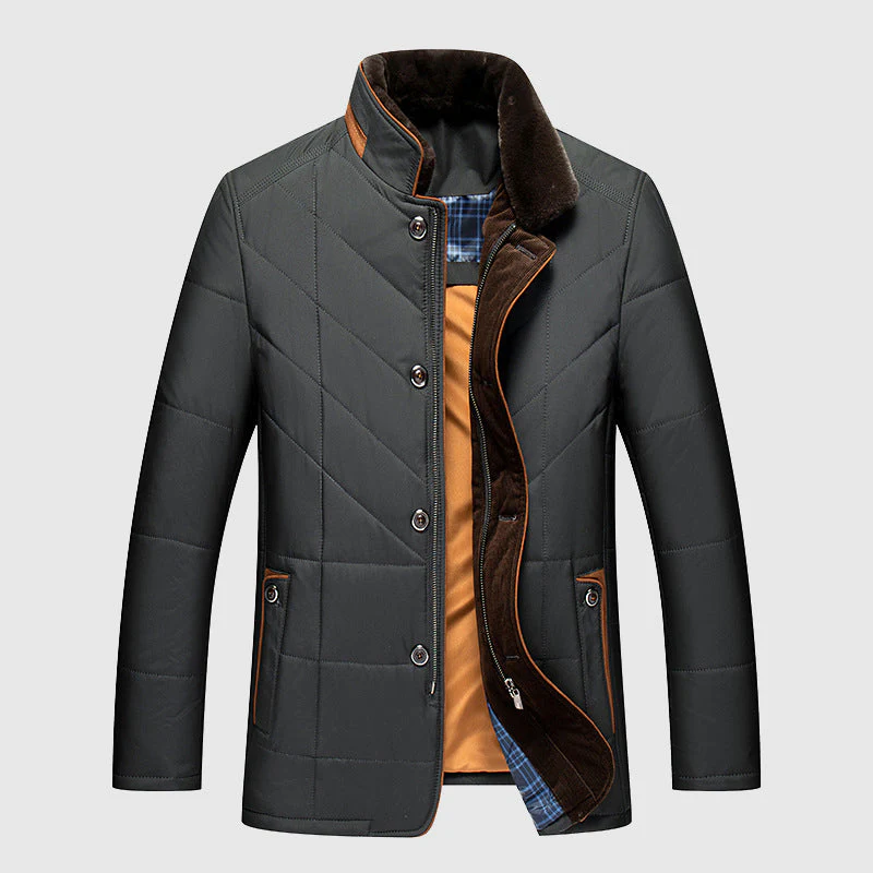 Padded Męska Kurtka Zimowa z Technologią Premium Izolacji - Arctix Pro-Czarny-M-Trend Polska