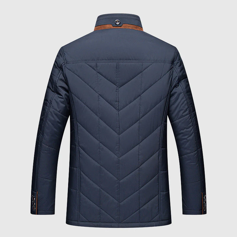Padded Męska Kurtka Zimowa z Technologią Premium Izolacji - Arctix Pro-Ciemnoniebieski-M-Trend Polska