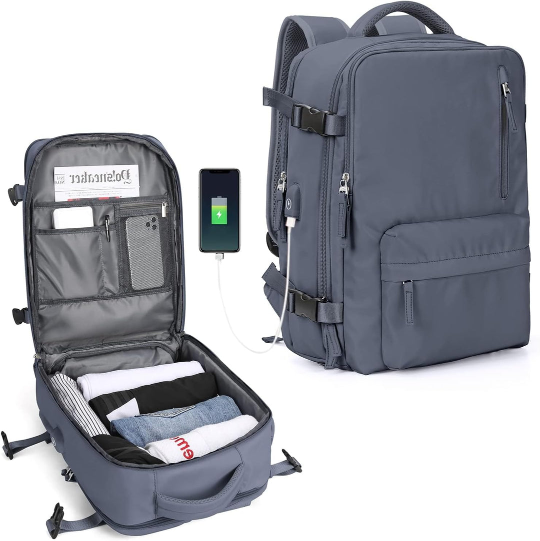 Torba na laptopa z wieloma komorami i regulowanym paskiem na ramię