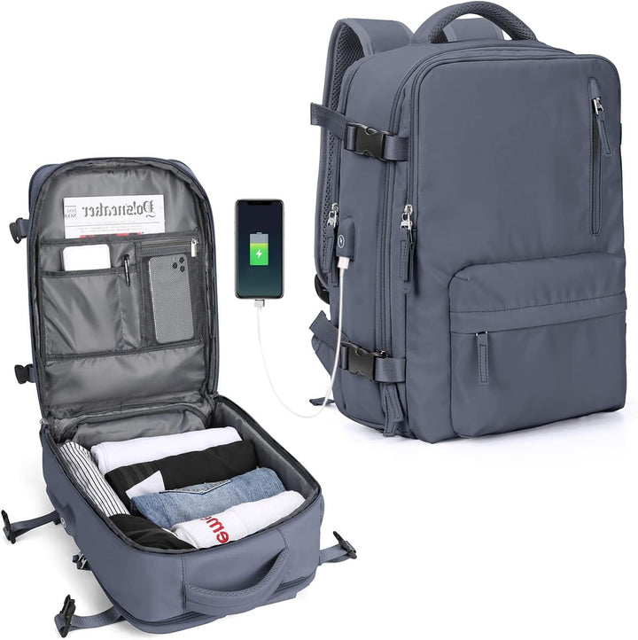 Torba na laptopa z wieloma komorami i regulowanym paskiem na ramię