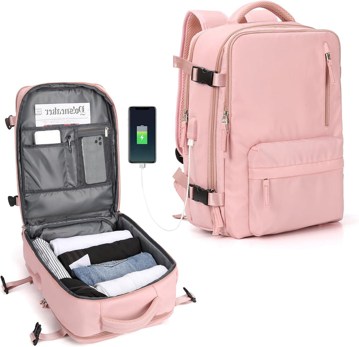 Torba na laptopa z wieloma komorami i regulowanym paskiem na ramię