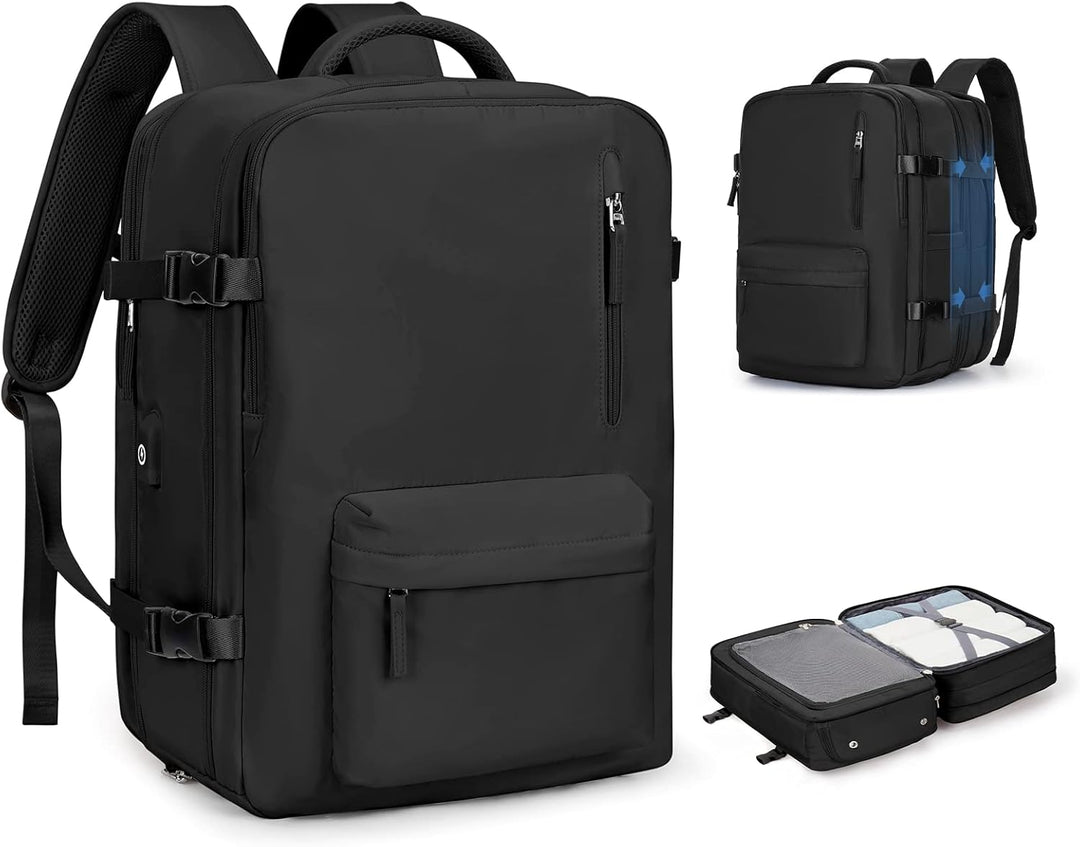 Torba na laptopa z wieloma komorami i regulowanym paskiem na ramię