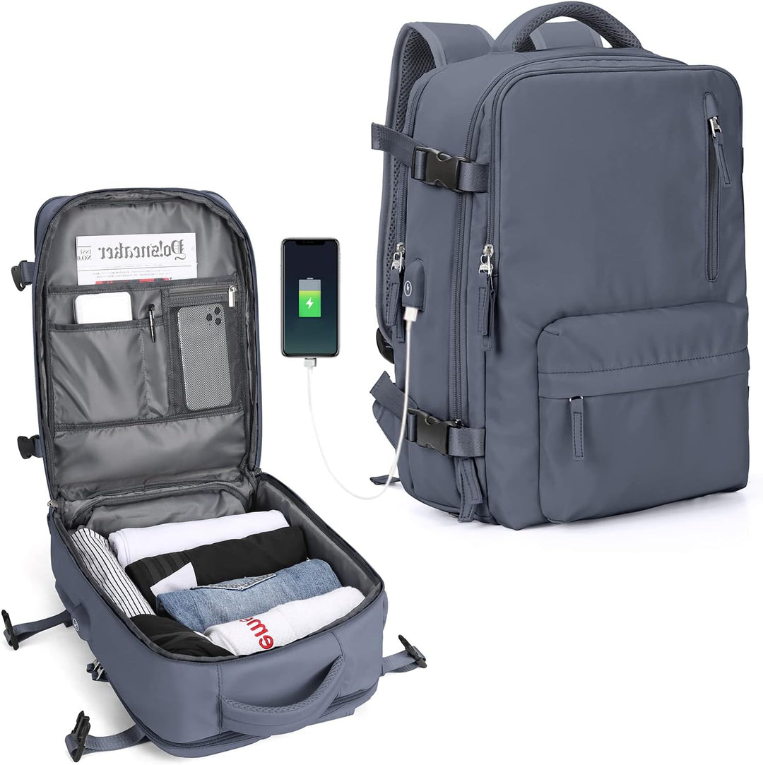 Torba na laptopa z wieloma komorami i regulowanym paskiem na ramię
