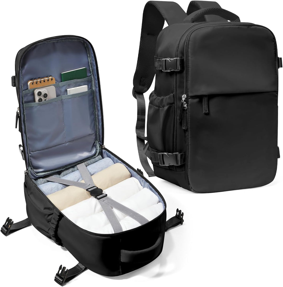 Torba na laptopa z wieloma komorami i regulowanym paskiem na ramię