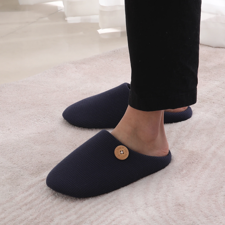 Pantofle z pianki memory foam - CloudStep-36-37-Khaki-Trend Polska