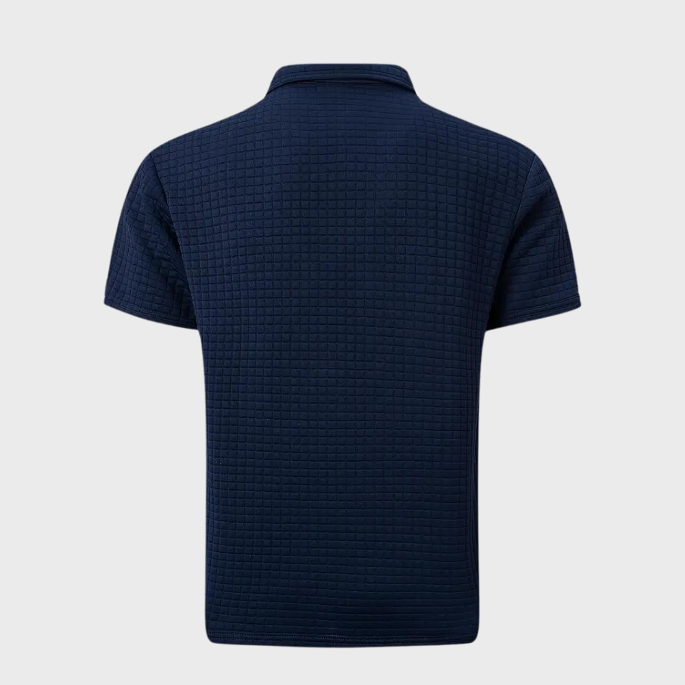 Paolo - Modna koszulka polo dla mężczyzn-Biały-S-Trend Polska