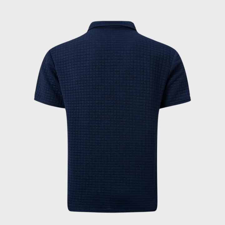 Paolo - Modna koszulka polo dla mężczyzn-Biały-S-Trend Polska