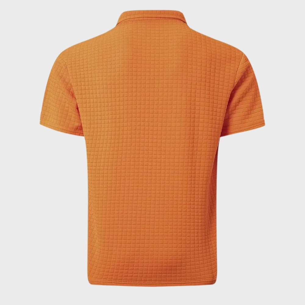 Paolo - Modna koszulka polo dla mężczyzn-Biały-S-Trend Polska