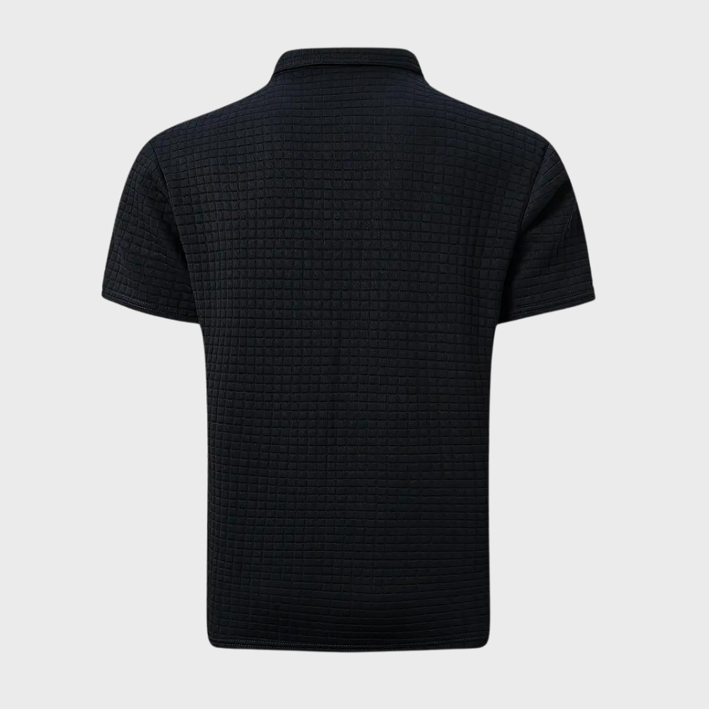 Paolo - Modna koszulka polo dla mężczyzn-Biały-S-Trend Polska