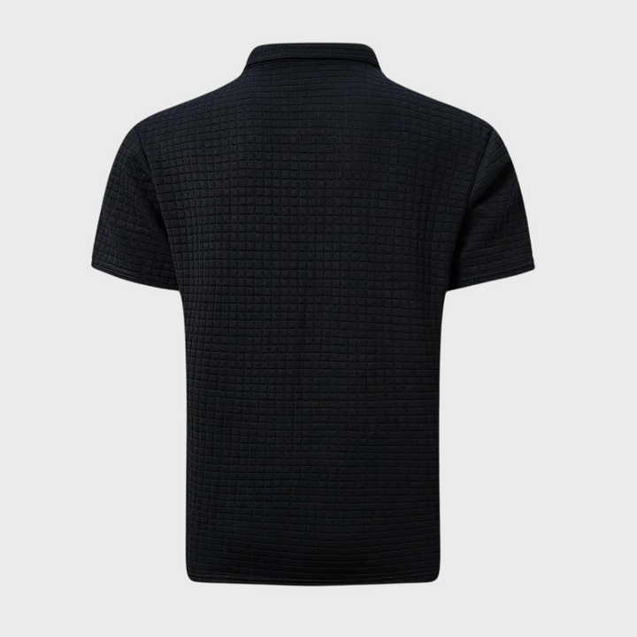 Paolo - Modna koszulka polo dla mężczyzn-Biały-S-Trend Polska