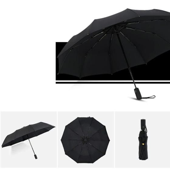 Wiatroszczelny i składany parasol – AeroShield
